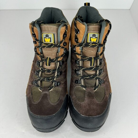 Work Master Mens DEV-7 Multicolor Mid Round Toe Lace Up Size 10.5M Hiking Boots - Picture 4 of 9